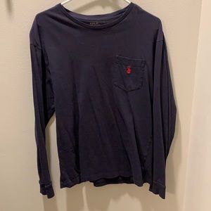 Men’s long sleeve polo t shirt